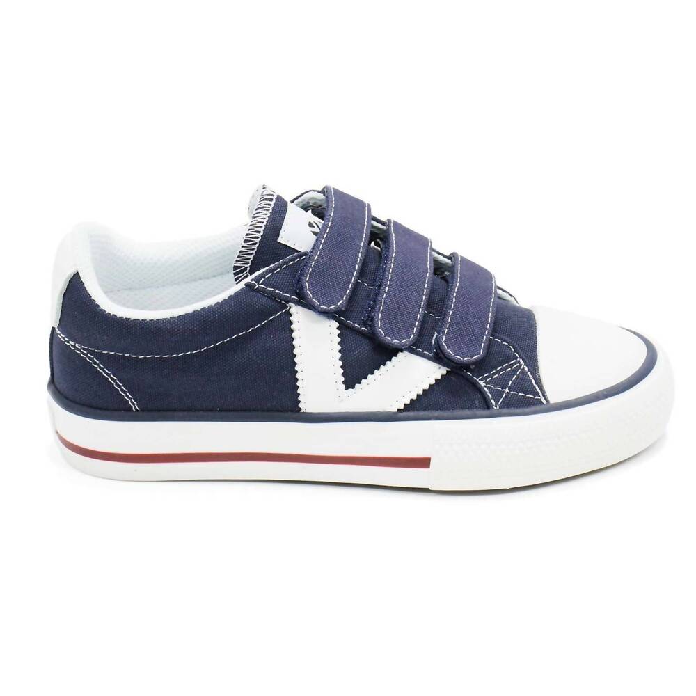 NEW VICTORIA girls' tribu canvas sneakers in marino
